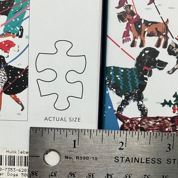 Galison Festive Dogs 500-Piece Puzzle - Multicolor - Picture 8 of 10